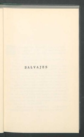 Salvajes