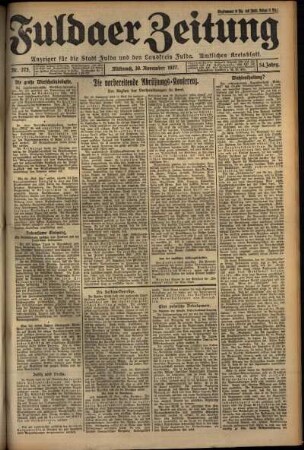 Ausgabe vom Mittwoch, den 30. November 1927.