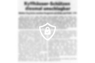 Kyffhäuser-Schützen diesmal unschlagbar