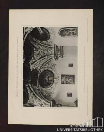 11. Gewölbeverzierung in der Sakristei der Kirche zu Roth o./A. Leutkirch, 1682.