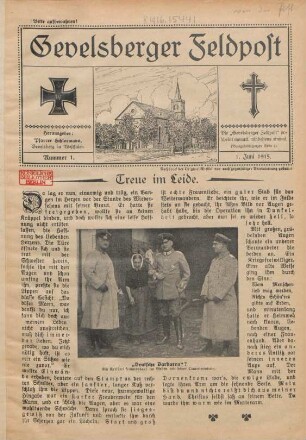 1.1915: Gevelsberger Feldpost