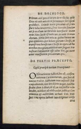 De Tertio Praecepto.