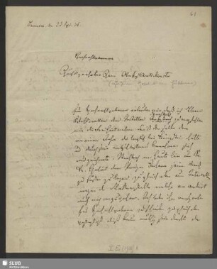 Nr. 61-72. Langenn, Friedrich Albert von