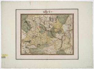 Karte von Westfalen, 1:570 000, Kupferstich, 1585