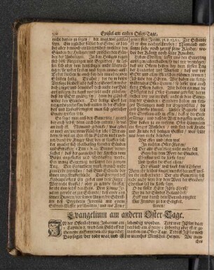 Evangelium am andern Oster-Tage.