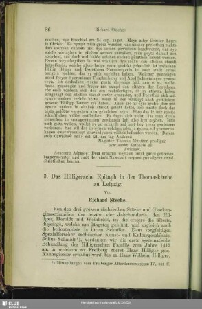 3. Das Hilligersche Epitaph in der Thomaskirche zu Leipzig