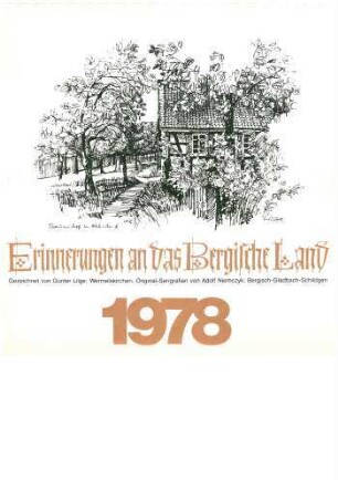 Erinnerungen an das Bergische Land