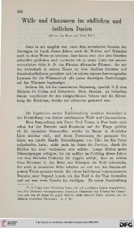 9: Wälle und Chauseen im südlichen und östlichen Dacien
