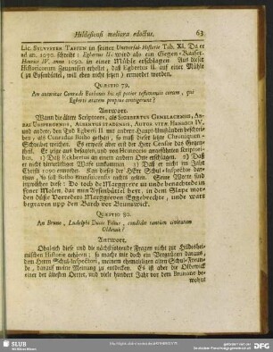 Quaestio 79. An autoritas Conradi Bothonis hic est potior testimoniis eorum, qui Egberti aetatem propius contigerunt?