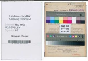 Entnazifizierung Daniel Stevens , geb. 11.05.1897 (Maler)