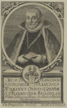 Bildnis des Franciscus Hildesheim