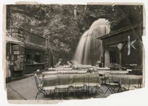Sächsische Schweiz, Amselfall b. Rathen : Sächsische Schweiz. Amselfall bei Rathen