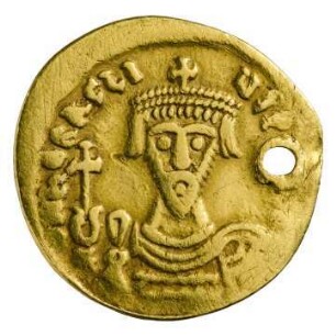 Münze, Solidus, 610 - 612