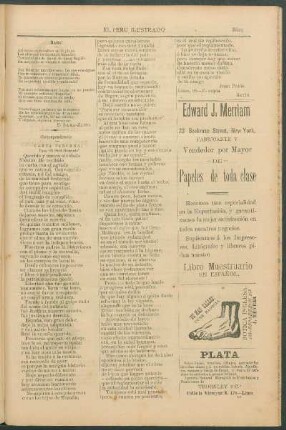 Correspondencia. : Carta tercera.