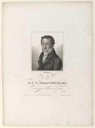 Bildnis des Dr. C. G. Bretschneider