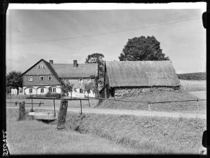 Häuser in Hilgersdorf (Sudetenland)