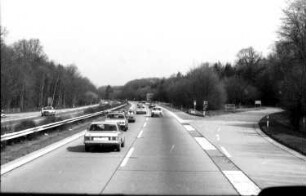 Nimburg: Vom hohen Bus; Autobahn bei Nimburg