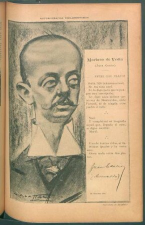 Autobiografías parlamentarias - Mariano de Vedia (Juan Cancio) - .... entre dos platos