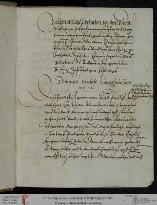 Andreas Pancratius, Predigten