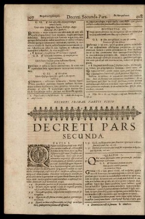 Decreti Pars Secunda.