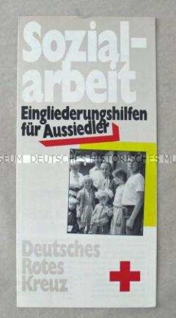 Faltblatt des Deutschen Roten Kreuzes zum Thema Migration