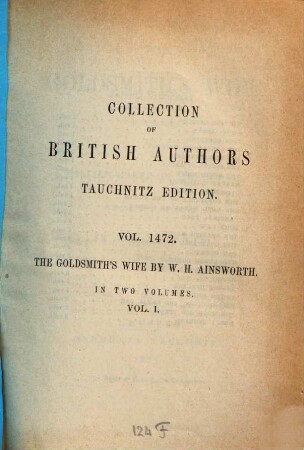 The goldsmith's wife : a tale, 1