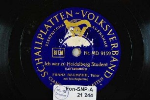 Ich war zu Heidelberg Student / (Lob - Löwenberg)