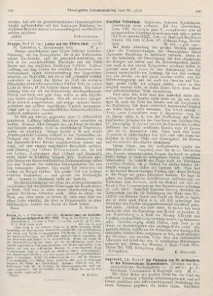 206-207 [Rezension] Ruprecht, Rudolf, Der Pietismus des 18. Jahrhunderts in den Hannoverschen Stammländern