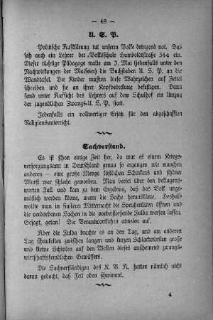 Sachverstand.