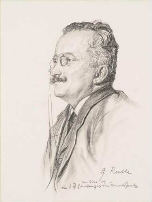 Bildnis Roethe, Gustav (1869-1925), Philologe, Germanist, Schriftsteller