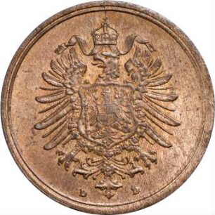 Münze, Pfennig, 1874