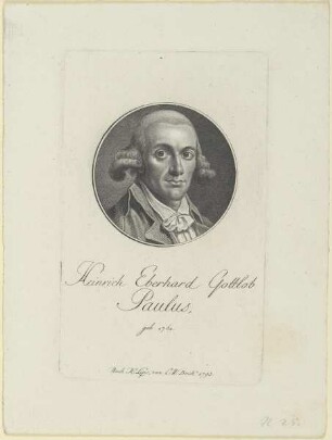 Bildnis des Heinrich Eberhard Gottlob Paulus