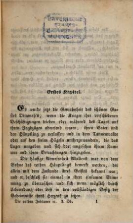 Die rothen Indianer von Newfoundland : Ein Roman von Murray. Aus dem Englischen übertragen von Ernst Susemihl, 3