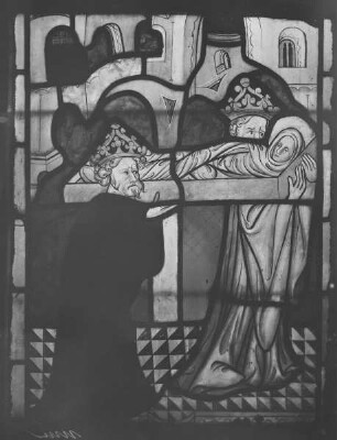 Der tote Alexius wird von zwei Kaisern in die Kirche getragen