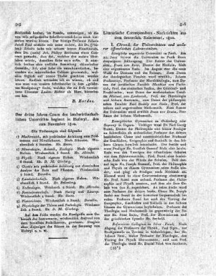 Literarische Correspondenz - Nachrichten aus dem österreich. Kaiserstaat, 1810.