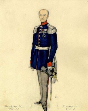 Uniformbild, General der Infanterie der Schleswig-Holsteinischen Armee