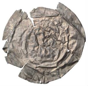 Fundmünze, Brakteat, 1200 - 1230?