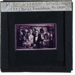 Beckmann, Pariser Gesellschaft
