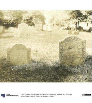 Salem, Friedhof, Grabsteine: Cromwells