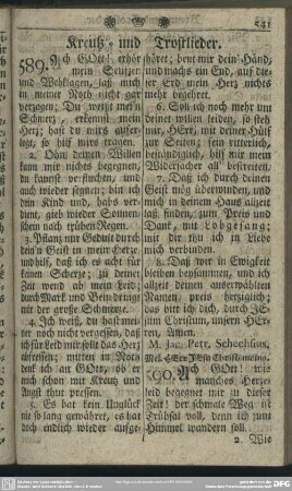 Kreutz-und Trostlieder