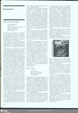 Wege zur modernen Architektur: Edmund Goldzamt „William Morris und die sozialen Grundlagen der modernen Architektur“ : Rezensionen