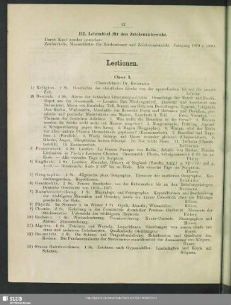 Lectionen