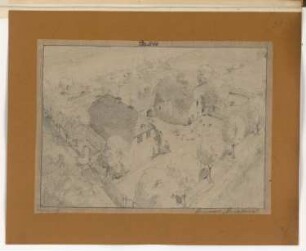 Siedlungsgehöft Monatskonkurrenz März 1918: Perspektivische Ansicht