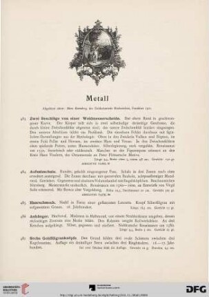 Metall (Nr. 483-631)