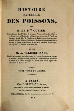 Histoire naturelle des poissons, 21