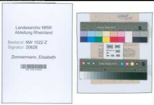 Entnazifizierung Elisabeth Zimmermann , geb. 00.00.0000 (Lehrerin)