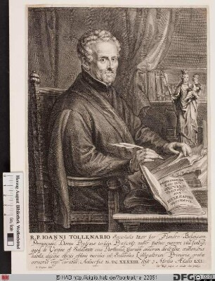 Bildnis Jan de Tollenaere (lat. Johannes Tollenarius)