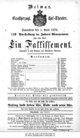 Ein Fallissement