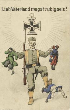 Lieb Vaterland magst ruhig sein!
