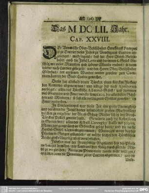 Das MDCLII. Jahr